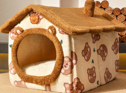 PurrCottage - Gemütliches Katzenhaus Mit Niedlichen Designs
