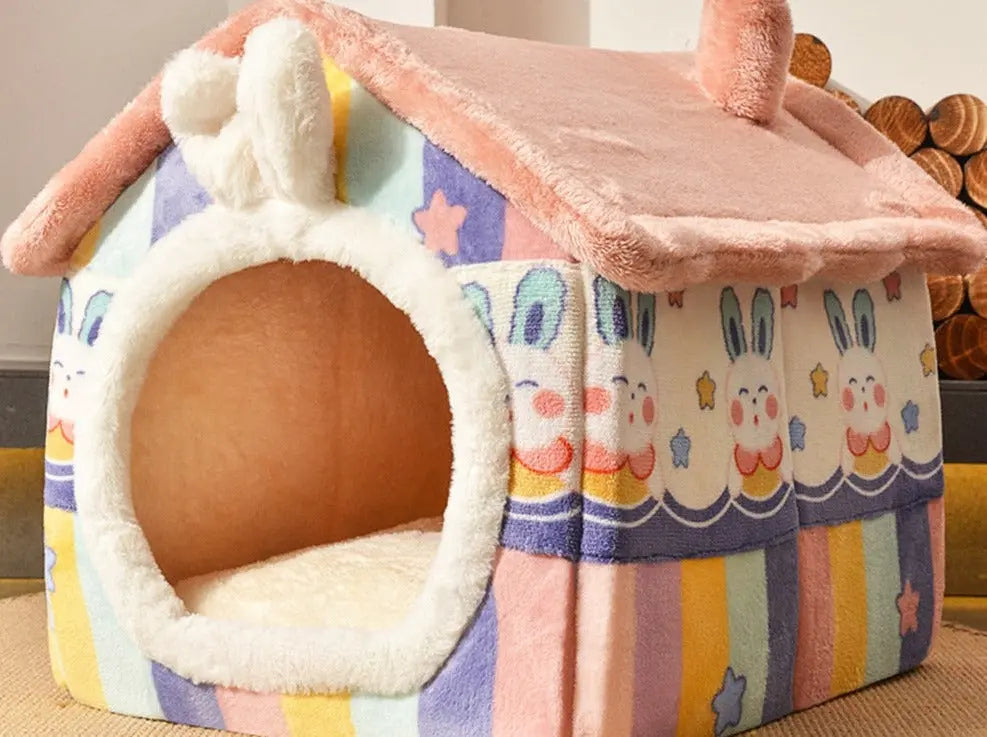 PurrCottage - Gemütliches Katzenhaus Mit Niedlichen Designs