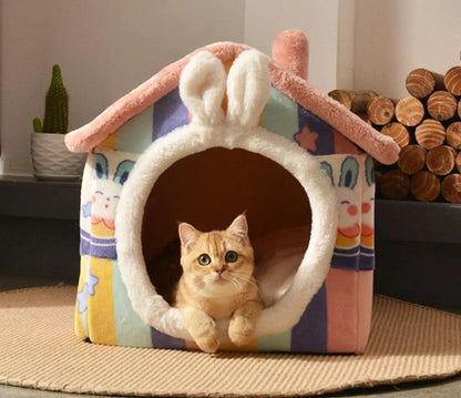PurrCottage - Gemütliches Katzenhaus Mit Niedlichen Designs