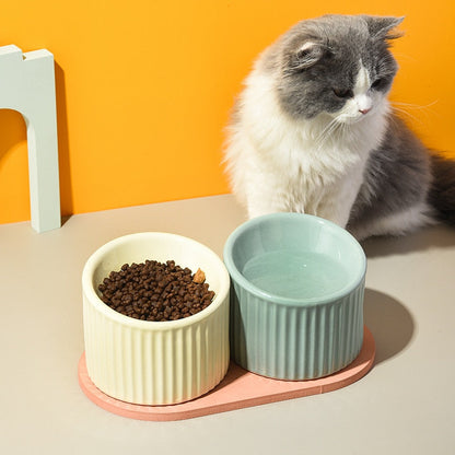 ElevateBowl - Ergonomischer Erhöhter Futternapf Für Katzen