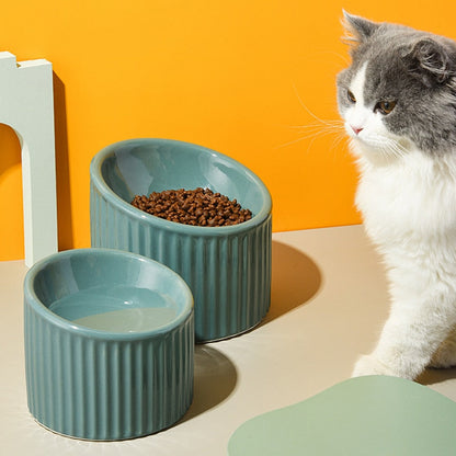ElevateBowl - Ergonomischer Erhöhter Futternapf Für Katzen